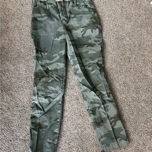 GAP Olive Camouflage Chinos